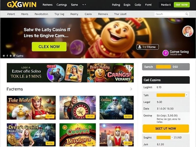 Visit the official gxgwin.com homepage to explore a wide range of online gambling games, including slots, poker, and live betting. Discover exclusive promotions, expert game guides, and player testimonials for real money casino action.